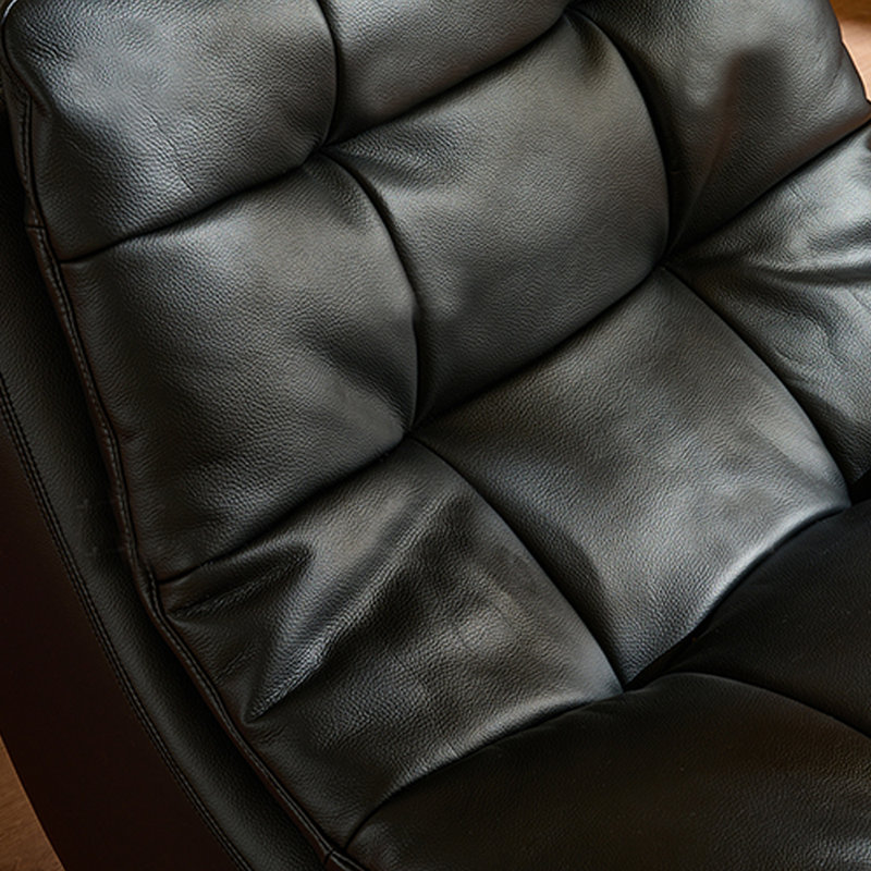 Modern 360° Rotating Recliners with Phone Holder, Black