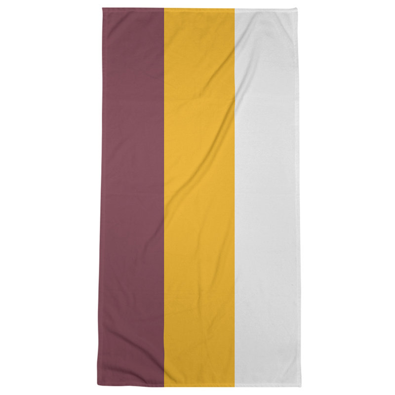 Cotton Blend Beach Towel, Gold