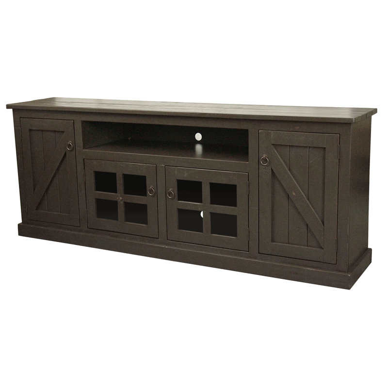 Astoria Unfinished TV Stand for TVs up to 78", Rustic Gray