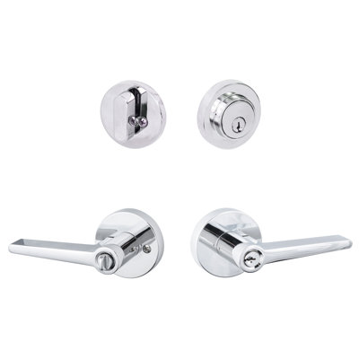 Basel Round Entry Lever with Deadbolt Combo