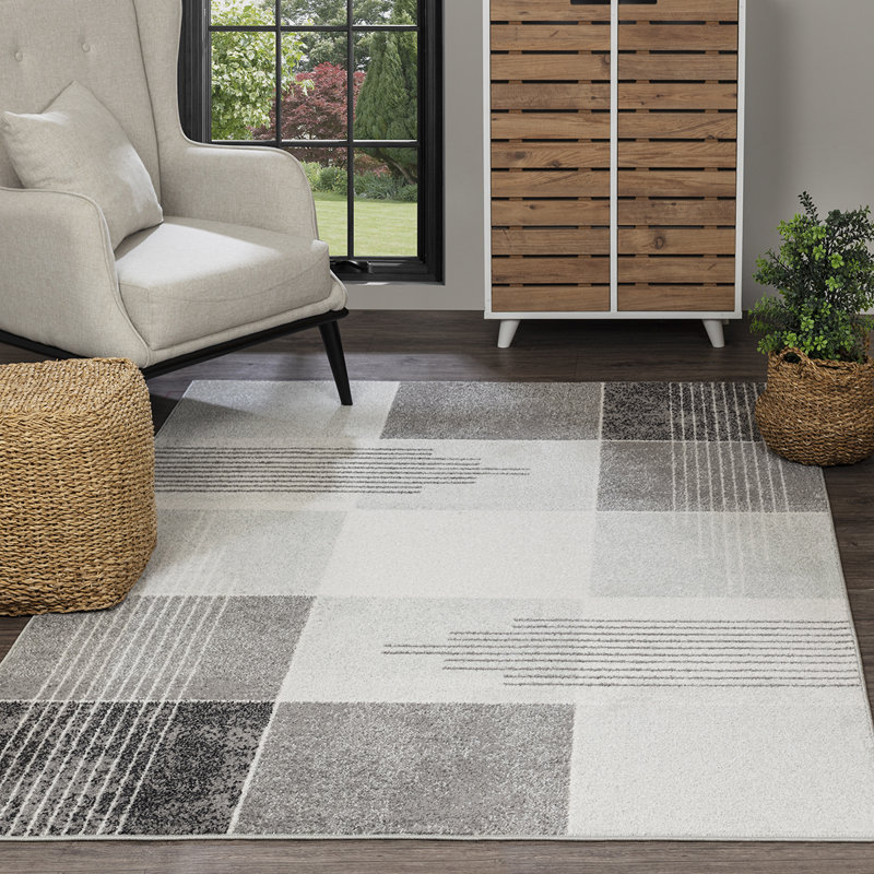 Geometric Area Rug, Rectangle 120 x 170cm