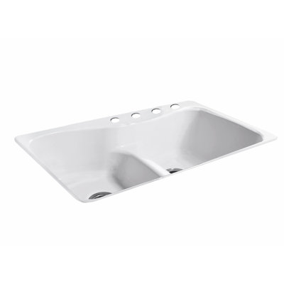Évier de cuisine à double cuve encastrable l 33 po x l 22 po Windansea