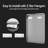 40X36 Inch Brushed Nickel Aluminium Frame Bathroom Mirror-129189666-129189689