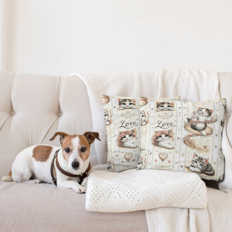 Reversible Pillow Cover, 24"H x 24"W