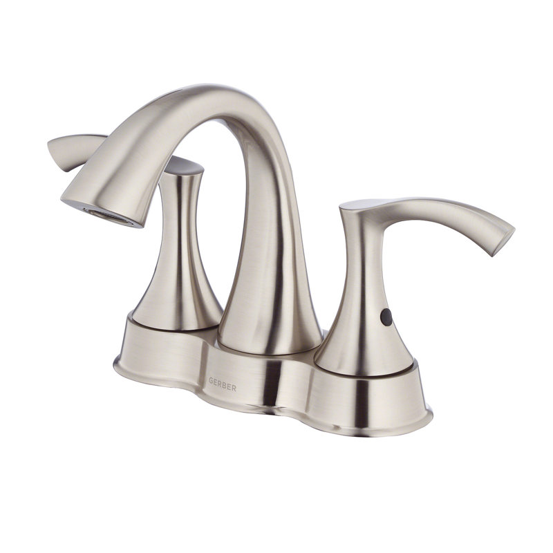 Antioch Centerset Bathroom Faucet with Drain Assembly, Brushed Nickel