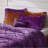 Felicia Crushed Velvet Comforter Set with Throw Pillow-1672112127-1672112122