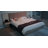 Velvet Upholstered Platform Bed With Metal-Framed Headboard, Dual Wall Lamps And Bedside Tables, No Box Spring Needed-997239348-997239336