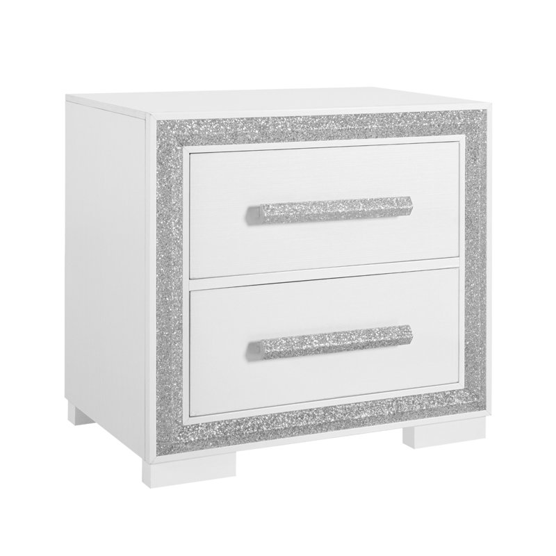 ANNIE SILVER NIGHTSTAND