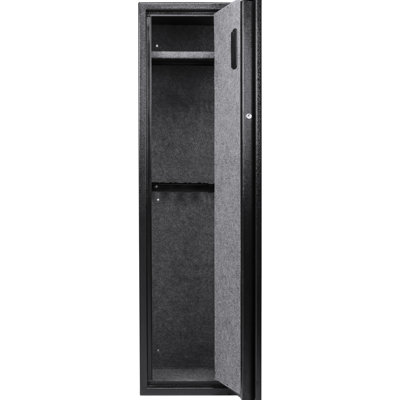 4.33 Cu Ft Digital Keypad Safe For Rifles - Secure Storage Option. Ample Room Rifles, Ammo And Accessories. Versatile Home Business. Black Steel Finish Approved Control Mechanism. Holds Accessories