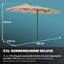Carrine 460cm Market Parasol-1851020537
