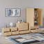 Tayce 4 Piece Bedroom Set (2 Drawer Bedside Chest X2, 4 Drawer Chest, 2 Door 2 Drawer Wardrobe)-6153631
