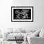 Dubai City Map - Single Picture Frame Print-2128817588-2128817595