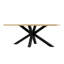 Metal Base Dining Table