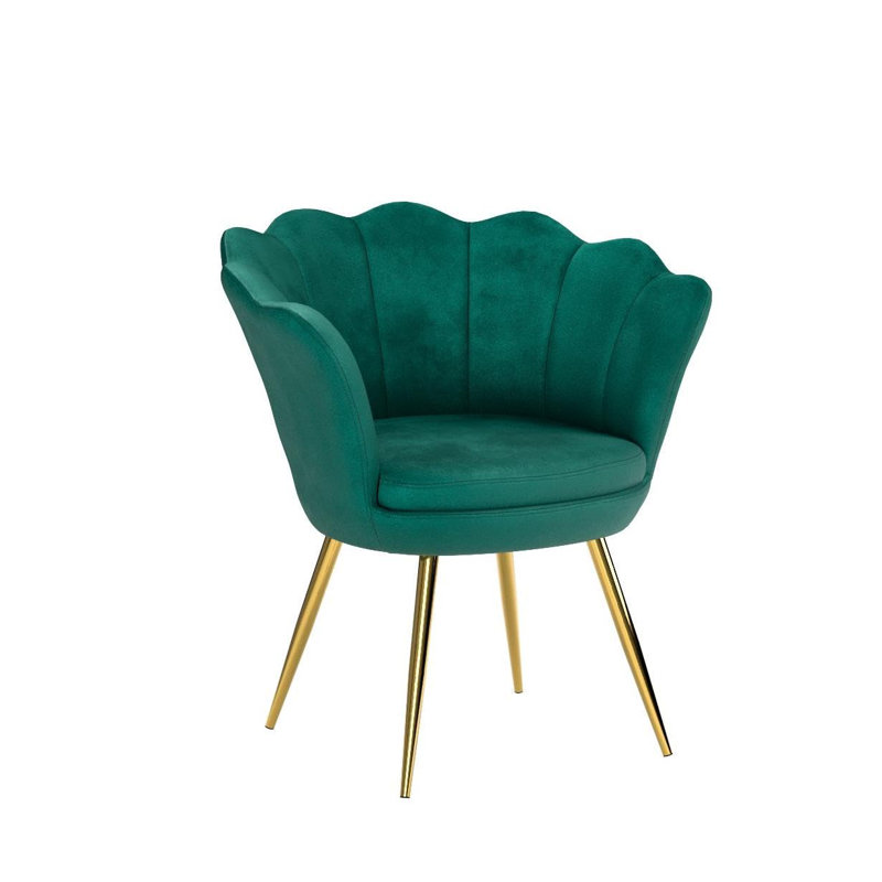 Arago Upholstered Bar Stool, Green