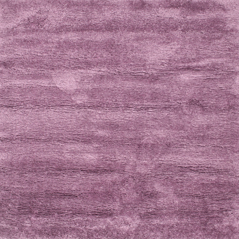 Tapis mauve contemporain, Carré 7 pi