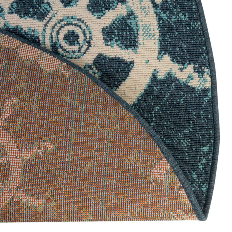 Caladoc Indoor / Outdoor Rug, Round 7'1"