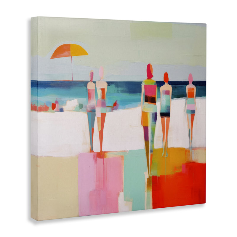«Strolling on Beach» par Irena Orlov, H 17 po x l 17 po
