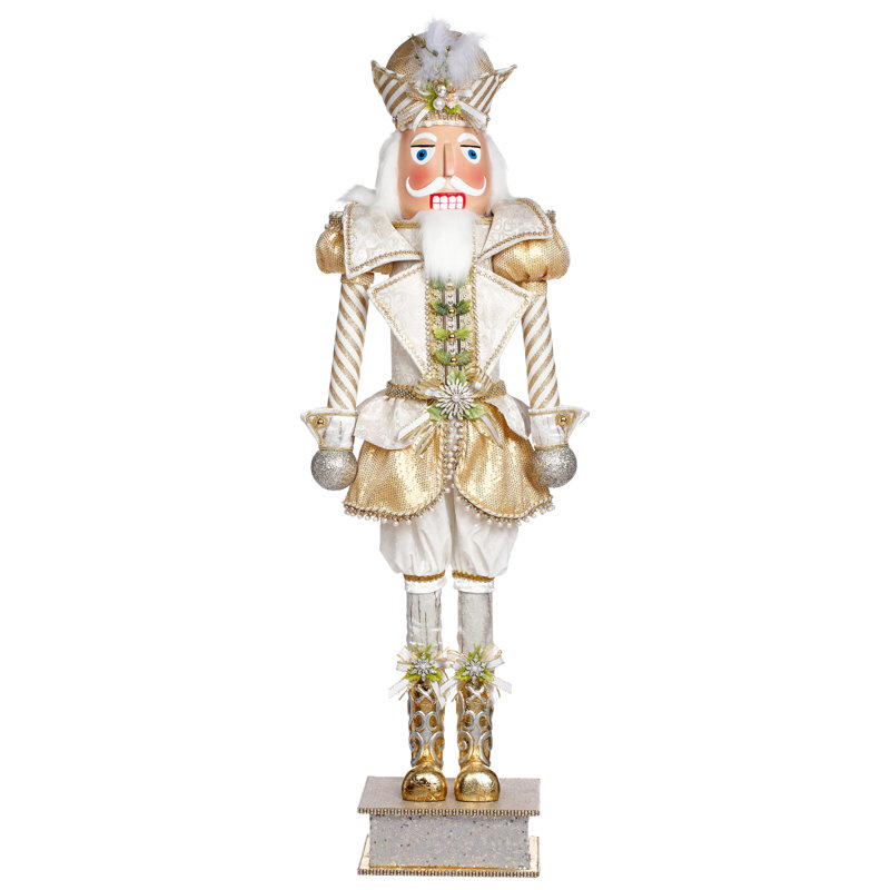 White Christmas Nutcracker, Large - 49 Inches