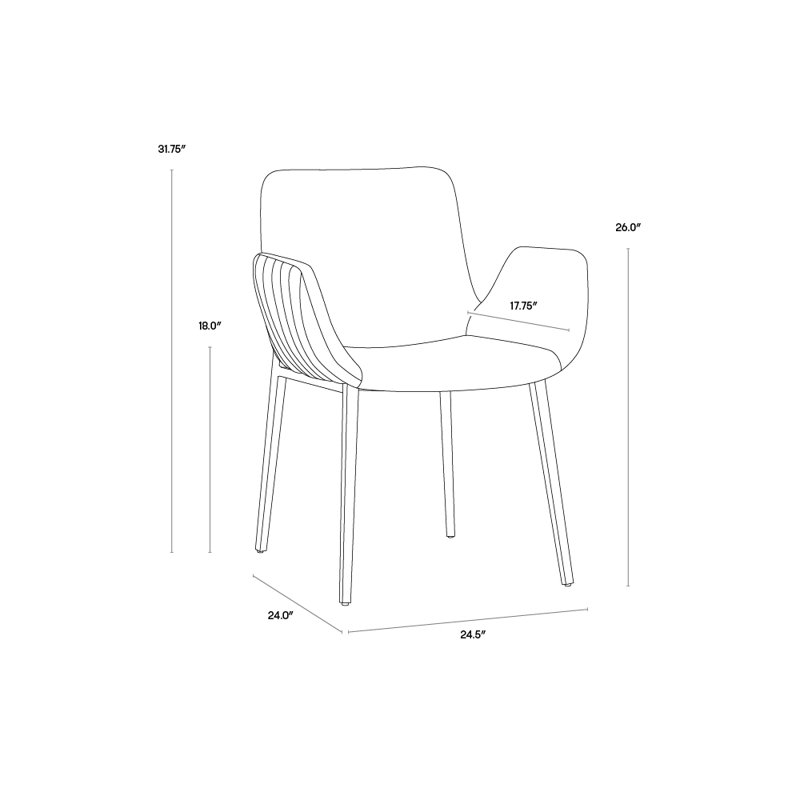 Upholstered Arm Chair