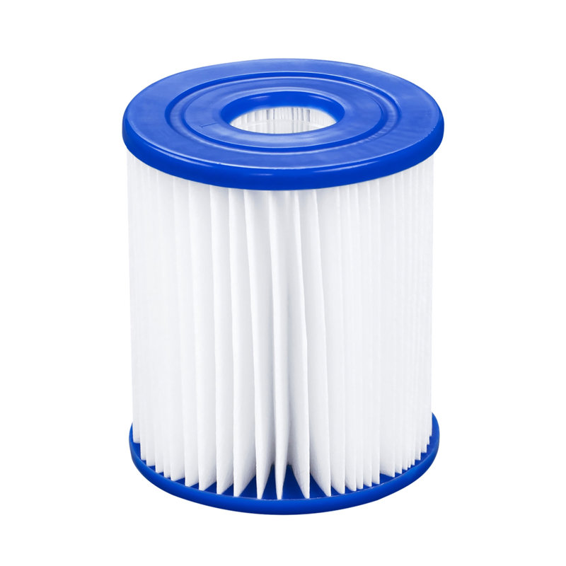 Gray Inflatable Round Above Ground Pool with Filter Pump