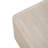 Daphne Outdoor Patio MGO Side Table, Beige Travertine Finish, Set Of 1
