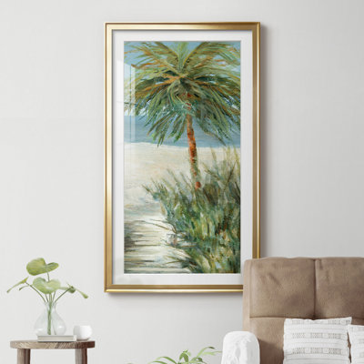 " Beach Walk II " Painting Print