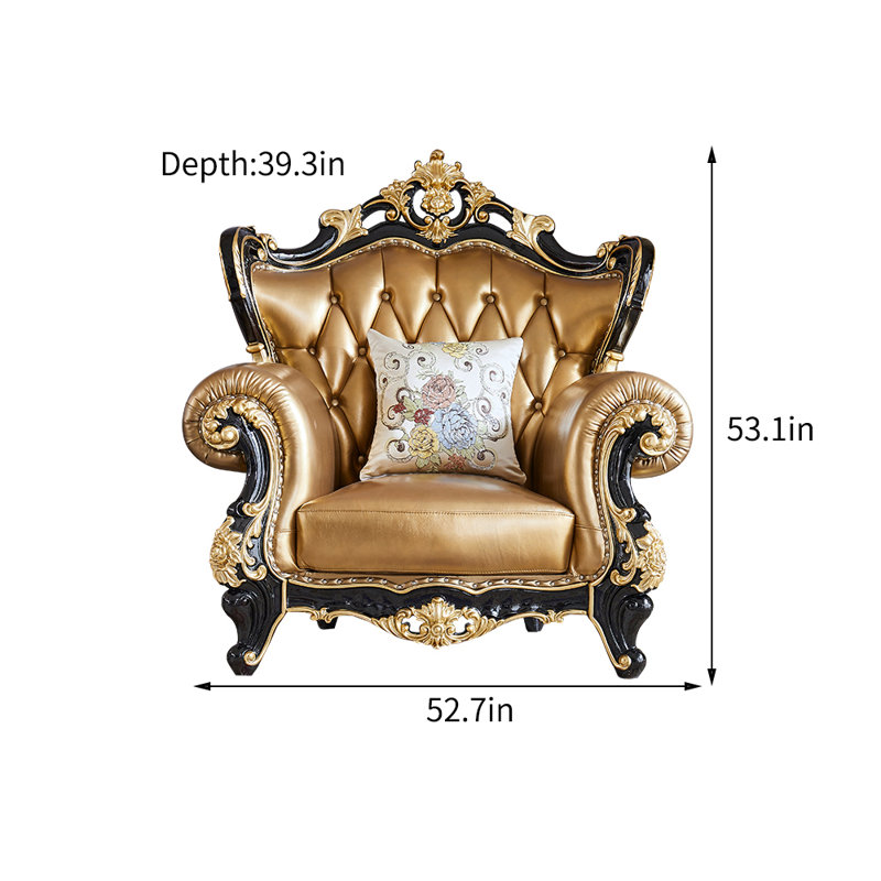 Fauteuil Villa European Luxury 52,7 de large