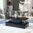 Selenne Coffee Table,cocktail table,living room table with LED lighting, 16 colors and a remote control-1463751720
