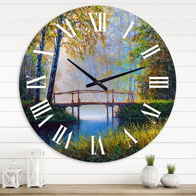 Horloge murale Lake House, Grand
