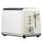 Daewoo Cream Kensington 1.7 Litre 3000 Watt Matching Jug Kettle And Toaster Set 2 Slice Stainless Steel Rapid Boil Reheat Defrost-102344076