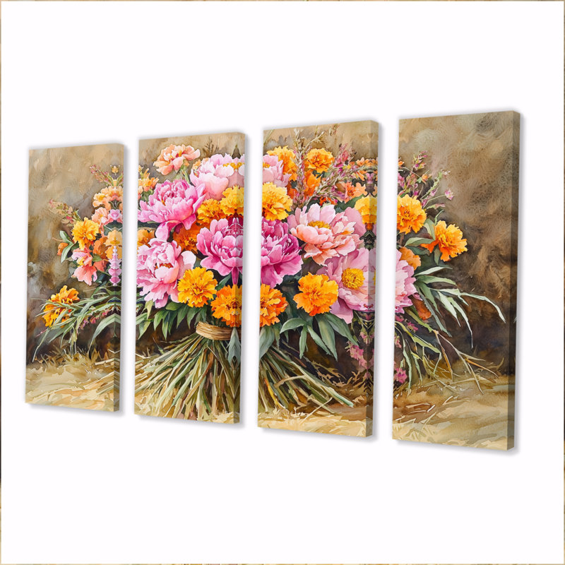 Saundra - Art - Pour le salon, 4, H 28 po x l 48 po