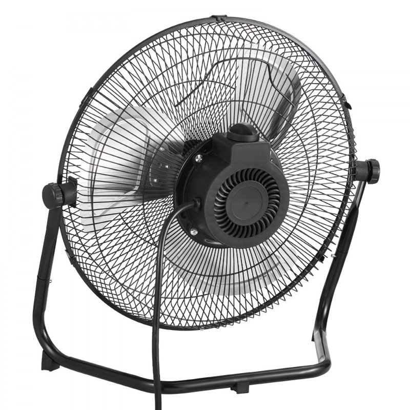 Ventilateur de plancher 14 pouces 3 vitesses 360 ° Tilt