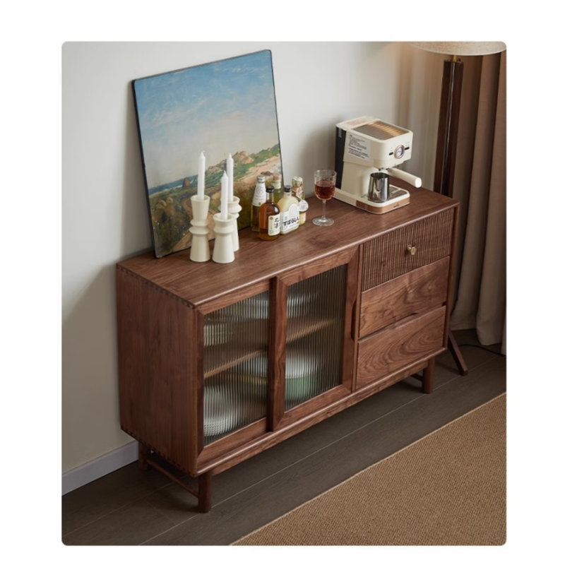 High-Quality Solid Wood Sideboard