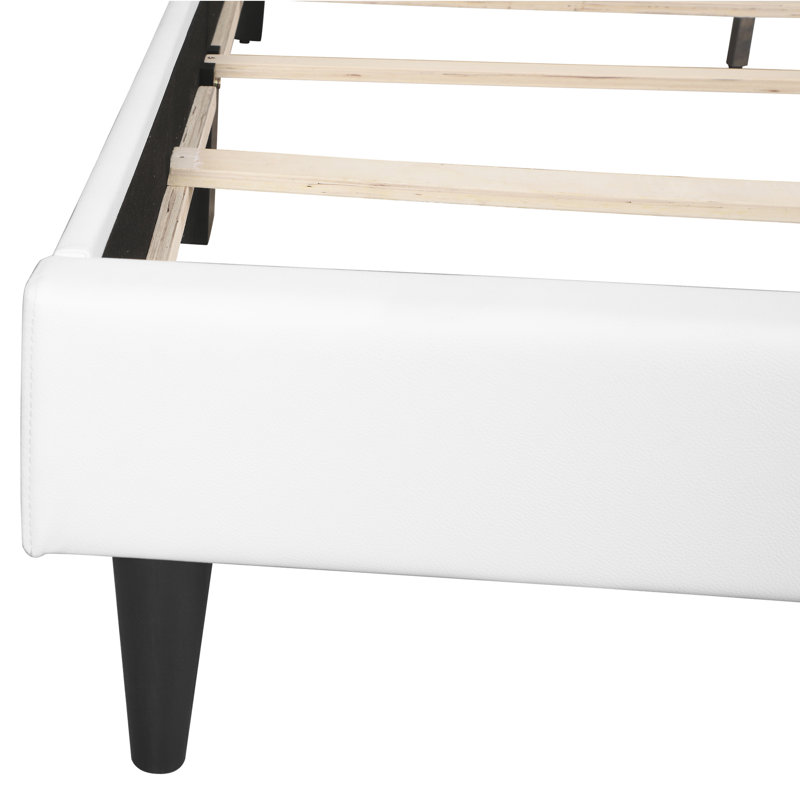 Lit douillet blanc douillet - H 47 po x l 63 po x P 86 po, construction, conception épurée, rembourrage en mousse, matériau d'unité centrale, matériaux d'assemblage requis pour une aire de repos tranquille, unité centrale, pour un calme