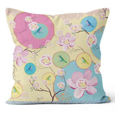 Floral Square Cushion