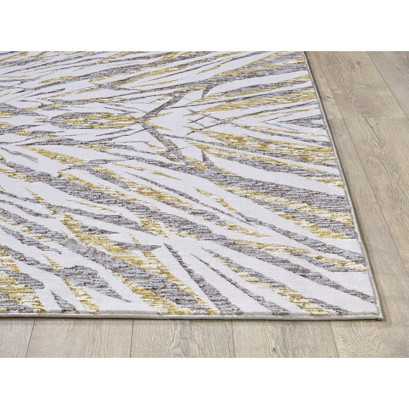 Abstract Indoor Rug, Rectangle 7'10" x 10'10"
