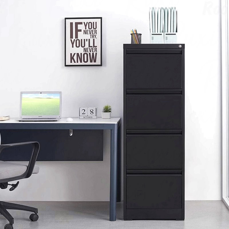 Classeur vertical à 4 tiroirs avec classeur verrouillable Classeur en métal pour bureau à domicile