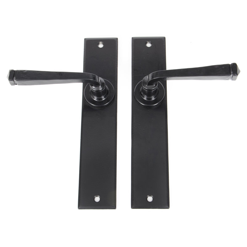 Avon Latch Door Handle, Black