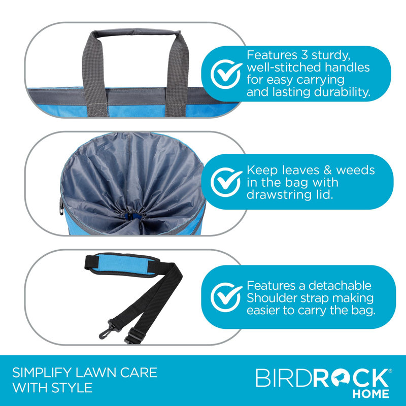 BirdRock Home Fabric Decorative Bin, Navy