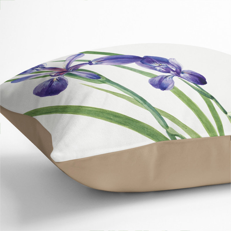 Square Throw Cushion, 55cm H x 55cm W x 20cm D, Stone