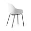 Academy Armchair with Metal Frame and Plastic Seat-735089759-735089758