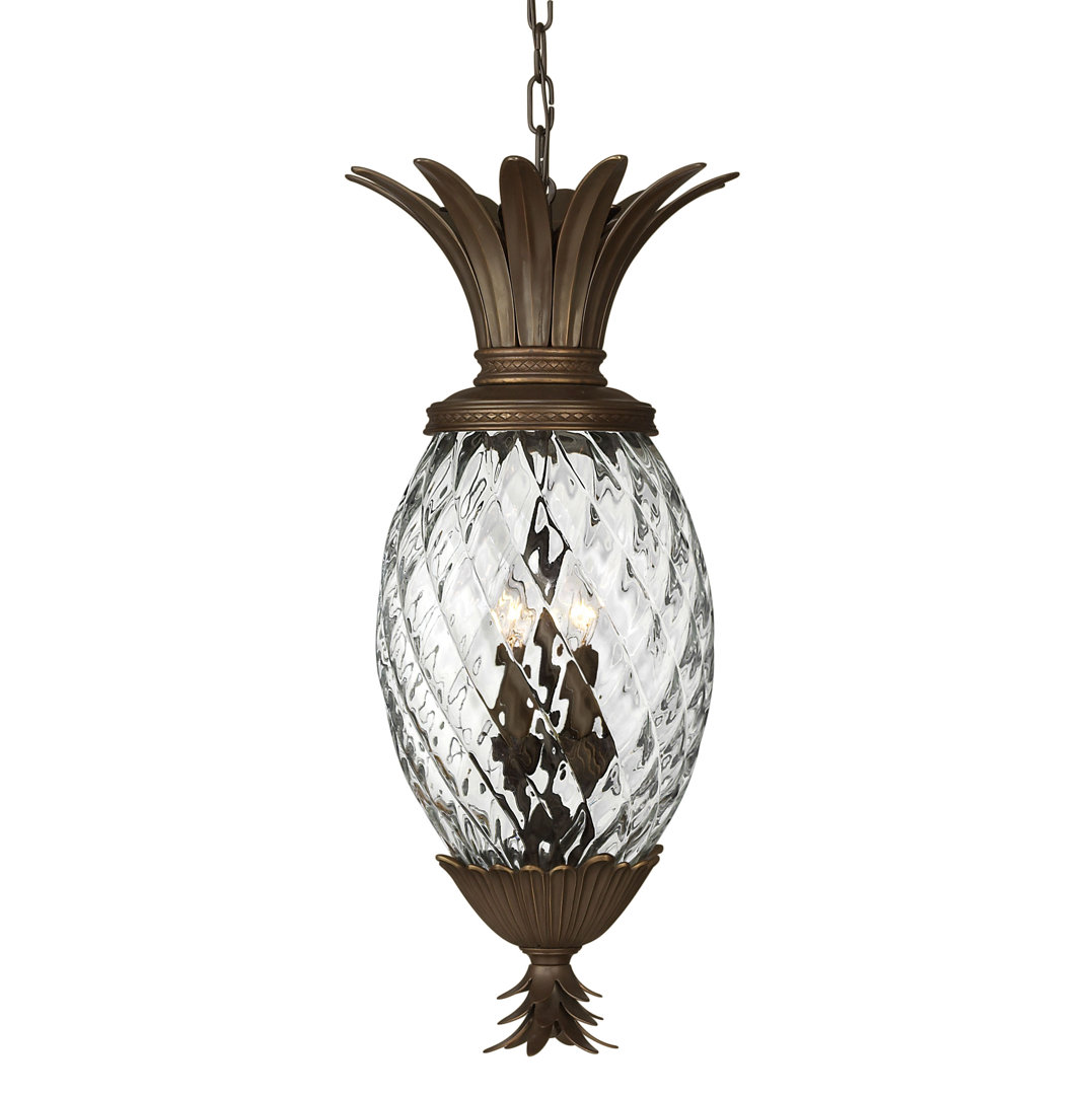Plantation 4 -Light 28.5" H Outdoor Pendant Hinkley Fixture 