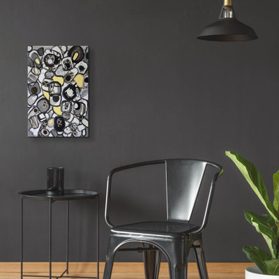  'Licorice And Lemon Drops 2' by Coco Good Acrylic Glass Wall Art, 16" x 24"