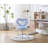 Modern Lovely Heart Shaped Cutout Kids Chair For Kids Room, Study Room And Playroom-1196017692