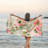 Watercolor Pink Flower Large Oversized Beach Towel Absorbent Microfiber Pool Towels Sand Free Shower Bath Towel Thin Lightweight Beach Blanket For Adults Women Men Swim Pool Camping Travel 35*70inch