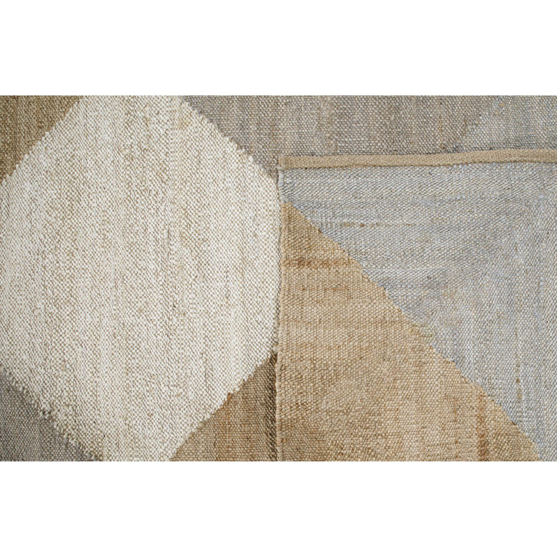 Tapis d'intérieur en jute Flatweave, Rectangulaire 3 pi x 5 pi