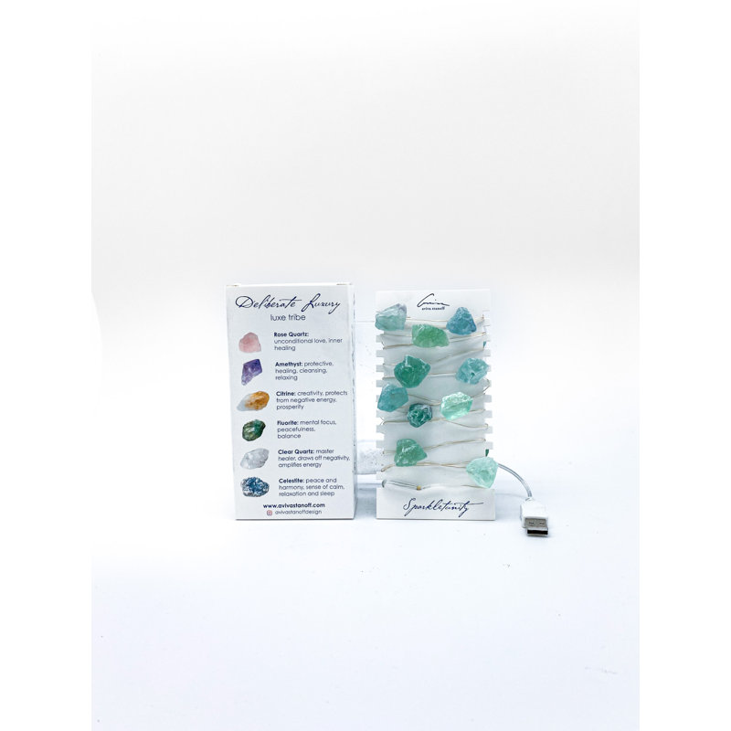 Dajonna Indoor 20 - Bulb 78.72'' Plug-in LED Fairy String Light, Teal