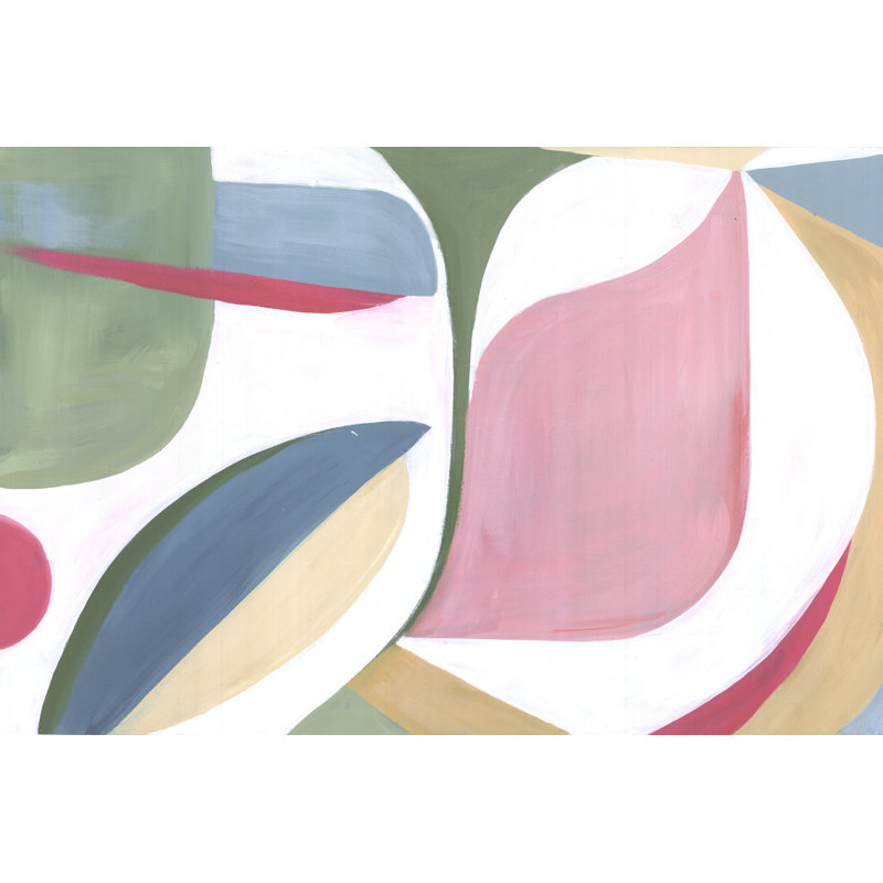 Colour Contour - Wrapped Canvas Painting, 30cm H x 46cm W x 3.8cm D