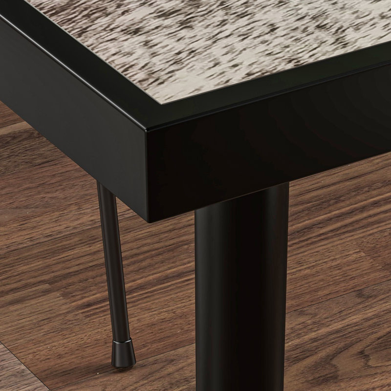 Nayeliz Square Metal Outdoor Dining Table , 90cm cm W 90cm cm D