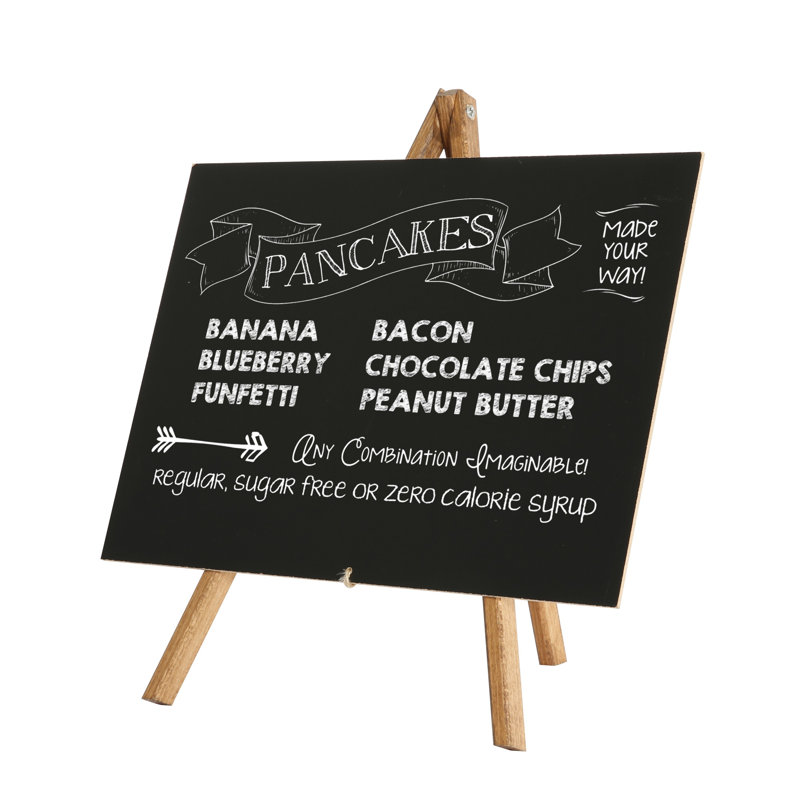 Freestanding Fiberboard Large - 6' - 8' Chalkboard